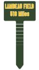 UNISUB GLOSS WHITE ALUMINUM RECTANGLE GARDEN STAKE 10/CASE